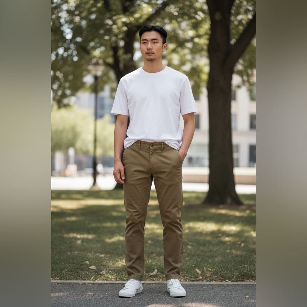 American Eagle Outfitters Men's Khaki Chinos